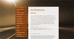 Desktop Screenshot of das-ufo-phaenomen.de