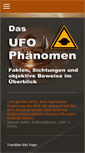 Mobile Screenshot of das-ufo-phaenomen.de